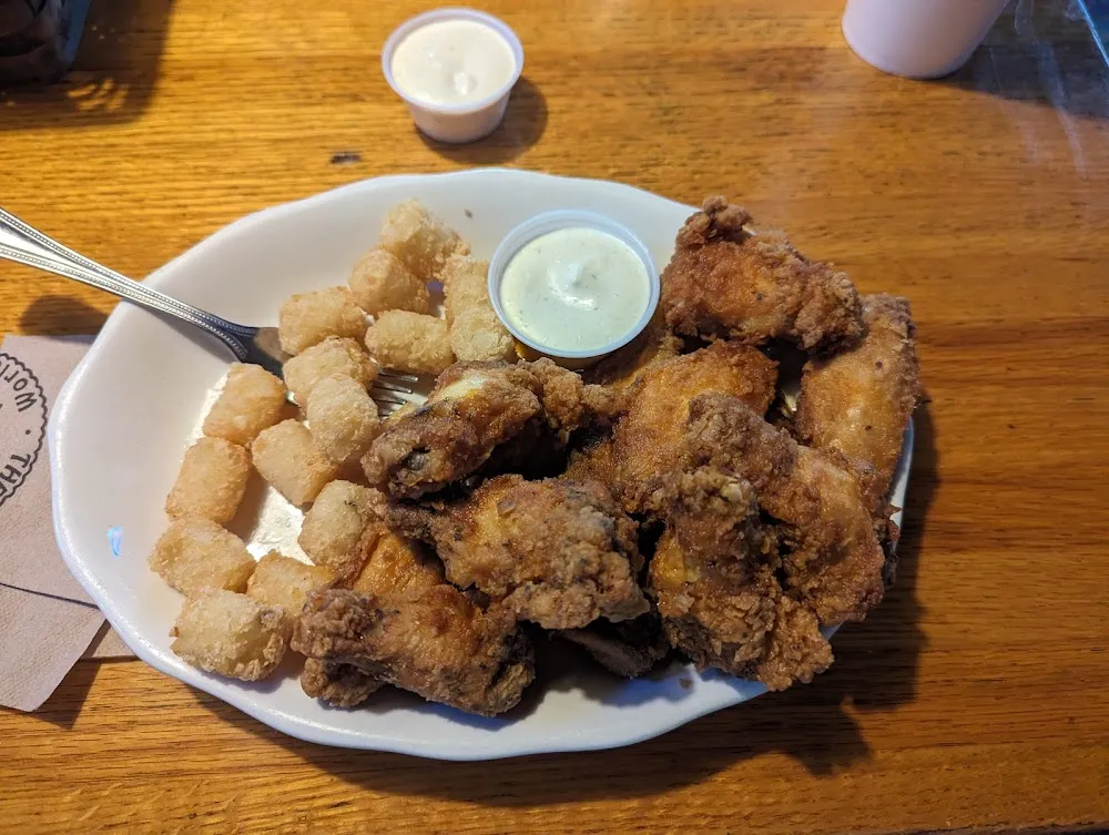 Mild Wings with Tots